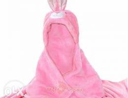 Baby Blanket Animal Cartoon Hooded (Pink R...