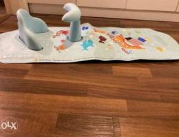 baby bath mat with seat