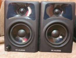 M-audio studio monitors