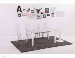 Dinning table + 6 chairs Ø·Ø§ÙˆÙ„Ø© Ù…Ø¹ Ù¦ ÙƒØ±Ø§Ø³ÙŠ