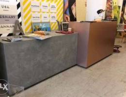 reception desk