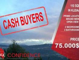 CASH BUYERS ! Brand New Apartment in Kleia...