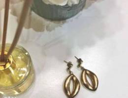 Gold plated earrings