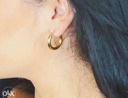 Small golden hoops