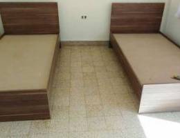 2 new single beds