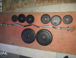 25 kg iron plates & axe z