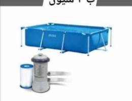 Intex pool size 300x200x75 cm with filter ...