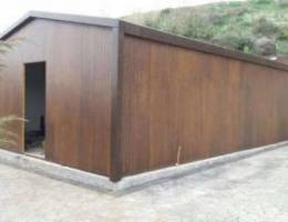 Prefabricated wood house for securityØ¨ÙŠØª Ø¬...