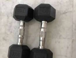 dumbells 7kg