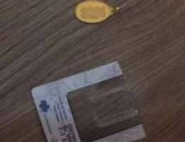 2.5g pamp SWISS 999.9 gold necklace (RARE ...