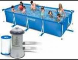 Intex pool size 450x220x84 cm with filter ...