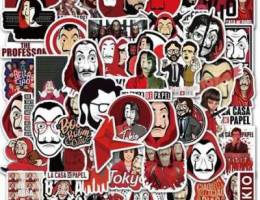 50PCS Money Heist House of Paper stickers