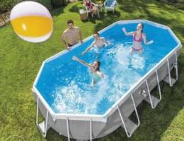 503 x 274 x 122 cm Intex pool full package...