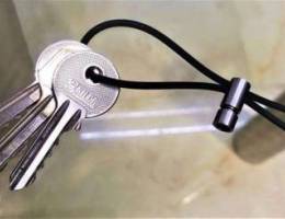 Keys Holder in Stainless Steel + Rubber/Le...