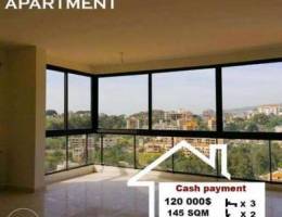 Catchy offer!! A 145 SQM apartment in Aatc...