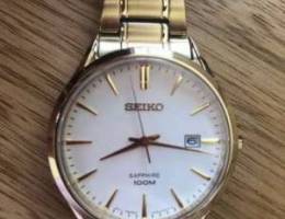 Seiko watch gold