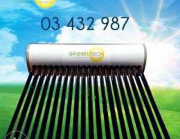 Solar water heater offer