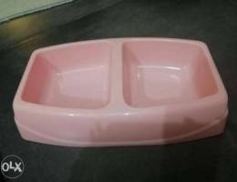 Pink cat plate