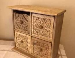 Wooden drawers box