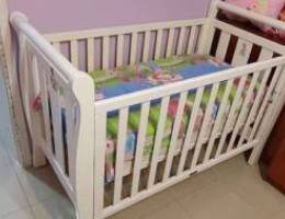 Bed for kids .adjustment bed white