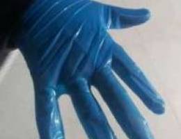 Examination plastic gloves