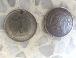 One dollar american 1886&1878