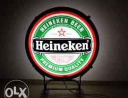 Heineken vintage neon sign 70cm diameter