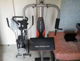 home gym + cardio machine