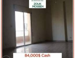 Catchy apartment for sale in Zouk Mosbeh!