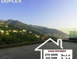 Duplex with mountain view in Kfar Hbab 225...