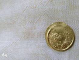 Ancient Byzantine Gold Coin for Emperor Ju...