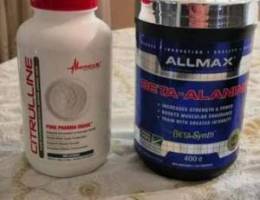 Beta alanine.. Citrulline malate