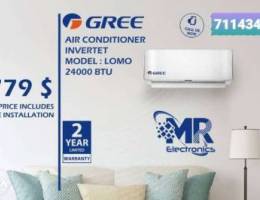 Ù…ÙƒÙŠÙ 24000 inverter / Gree