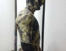 Camouflage 3mm neuoprene diving suit