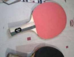 3 ping pong paddles (stiga)