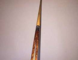 Wooden Pool cue with case