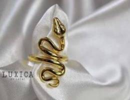 golden snake ring