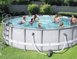 Bestway round swimming Pool - 5.49 m Ã— 1.3...