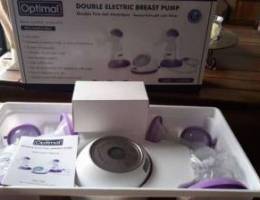 Double electric breast pump