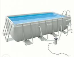 Intex prism pool 4x2x1m + filter +ladder +...