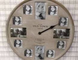 Clock like photo frame