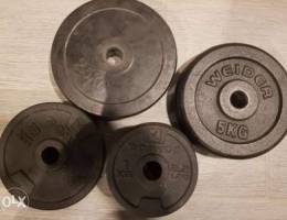 Iron & rubber plates