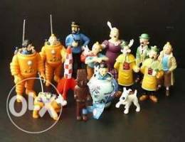 wanted tintin figures