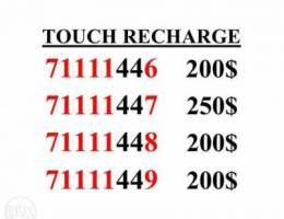 New Special numbers recharge