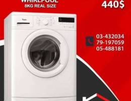 W.m whirlpool 8kg 6 senses