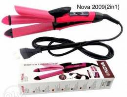 Nova 2-In-1 Ceramic Coated Hair Curler and...