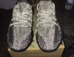 yeezy black reflective