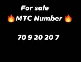 For sale special MTC number 400.000L.L