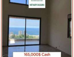 Catchy duplex for sale in Kfaryassin!