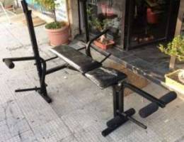 bench press and legs foldable